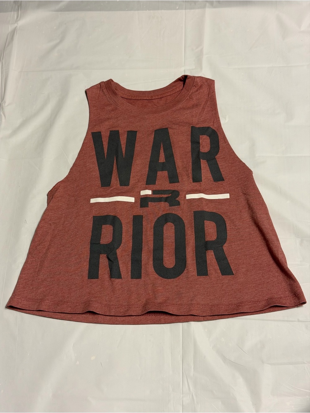 Women’s Iron Rebel Rose Pink Graphic Muscle Tank Warrior Racer Back Gym Workout